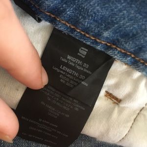 Gstar RAW Original Denim Biker Jeans